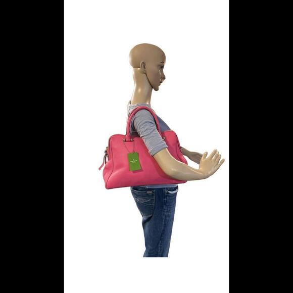 NWT KATE SPADE NEW YORK Audrey Charles Street Handbag W/Shoulder Strap Pink - Picture 9 of 12